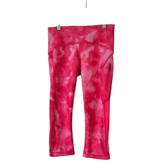 lululemon athletica Pants - Lululemon Athletica Pink‎ Tie-Dye Leggings